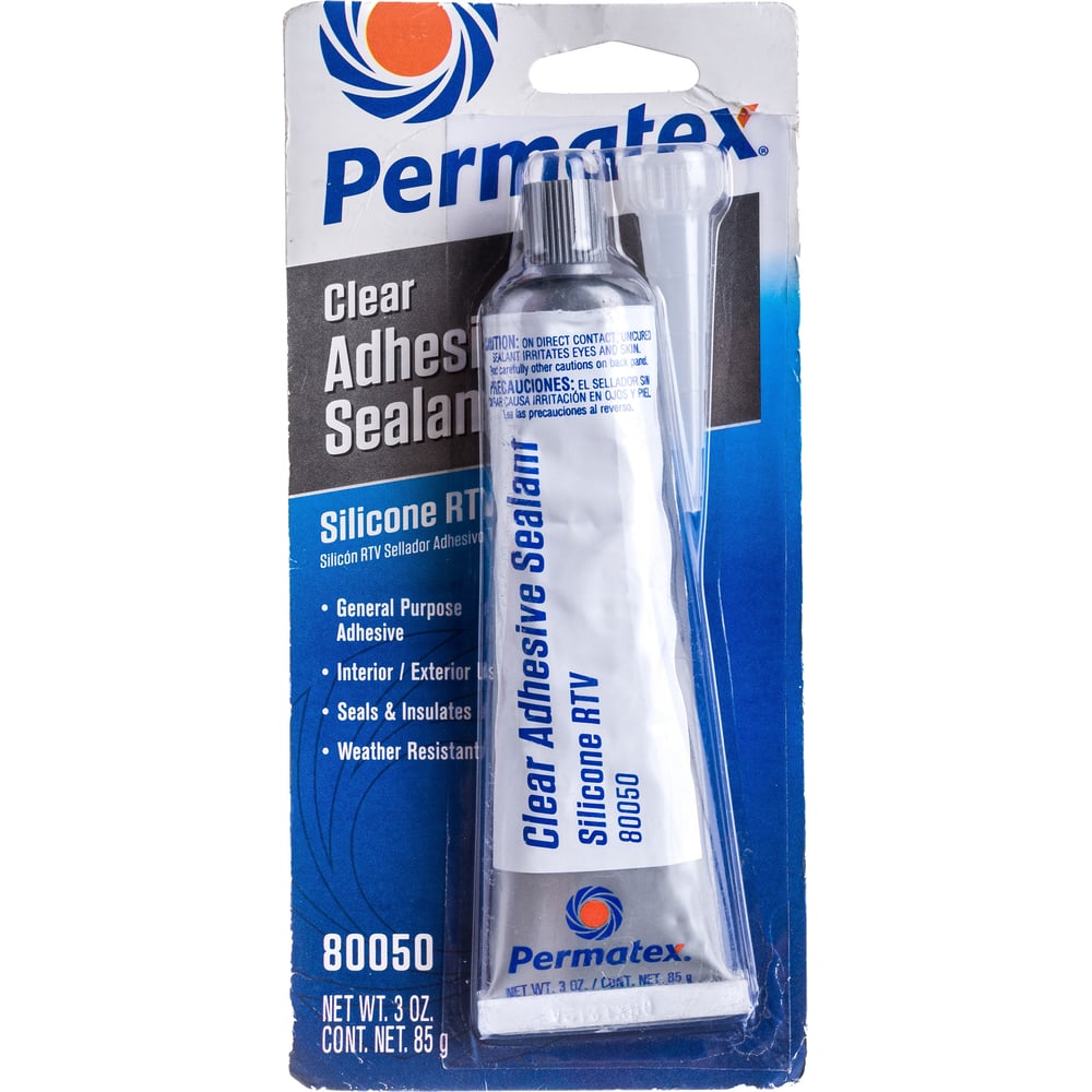 Клей-герметик PERMATEX RTV силиконовый/прозрачный/тюбик 85г 80050 ...