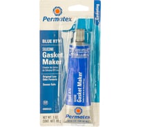 Профессиональный герметик PERMATEX RTV силиконовый, безопасный для датчиков, синий 85 г. 80022