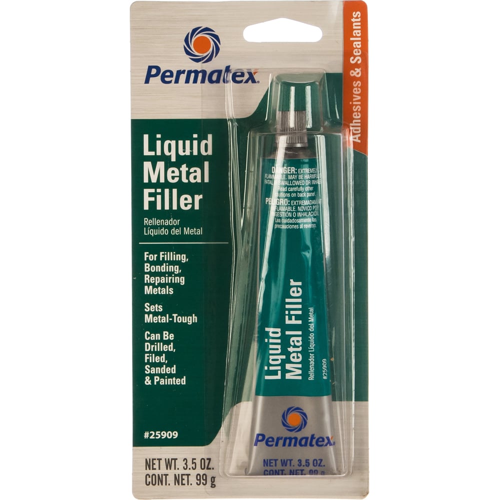 Шпатлёвка-заполнитель PERMATEX ЖИДКАЯ СТАЛЬ 99 г 25909 - выгодная цена ...