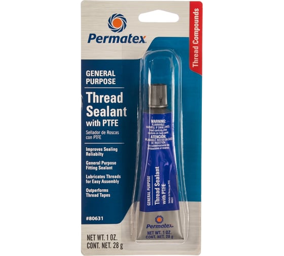 Герметик трубной резьбы PERMATEX с тефлоном №14 28 г. 80631 1