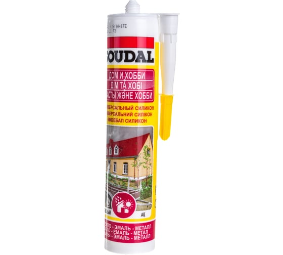 Универсальный силикон SOUDAL белый 105907