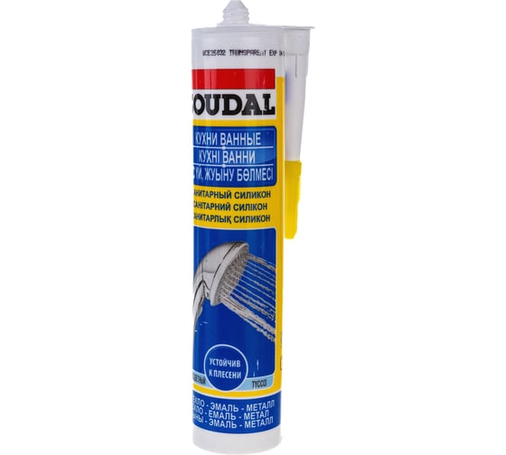 Санитарный силикон SOUDAL бесцветный 105897
