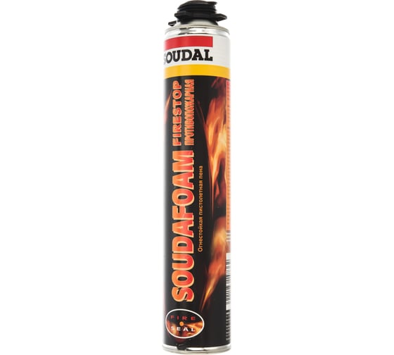 Огнестойкая пистолетная пена SOUDAL Соудафоам ФР 132780