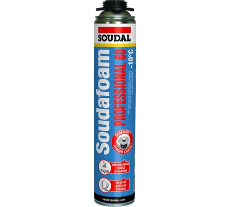 Зимняя пистолетная пена SOUDAL Соудафоам Профессионал 60 750 мл 115002