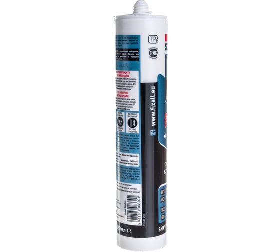 Клей-герметик Soudal Фикс Алл FLEXI белый 290 мл 117383