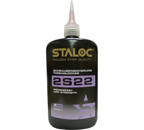 Фиксатор резьбовых соединений низкой прочности STALOC 2s22 250 мл 104408941