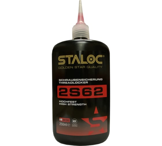 Фиксатор резьбовых соединений высокой прочности STALOC 2s62 250 мл 104409005