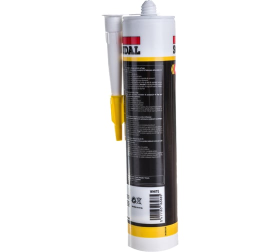 Oгнестойкий силикон SOUDAL В1 FR белый 147413