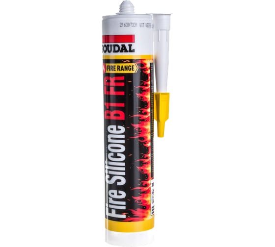 Oгнестойкий силикон SOUDAL В1 FR белый 147413
