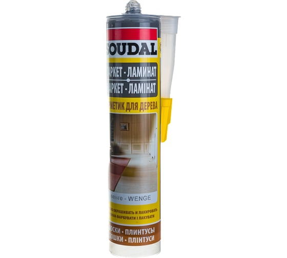 Паркетный акриловый герметик SOUDAL Венге 131854