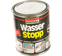 Эластичное водостойкое покрытие SOUDAL Васер Стоп 750 гр 105910
