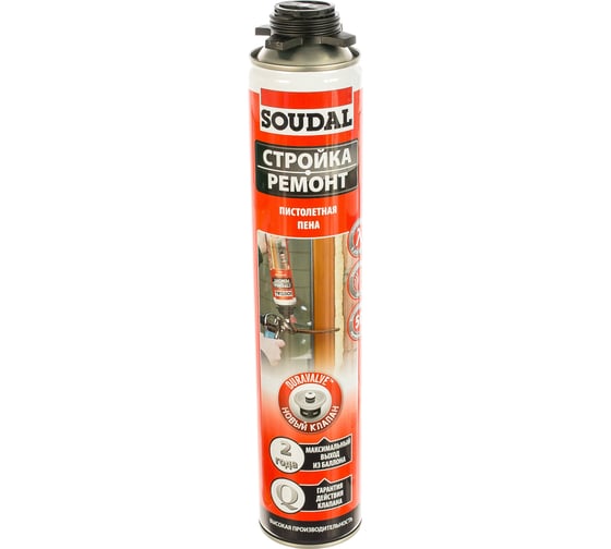 Пистолетная монтажная пена SOUDAL Фикс&Филл 750 мл 122425 1