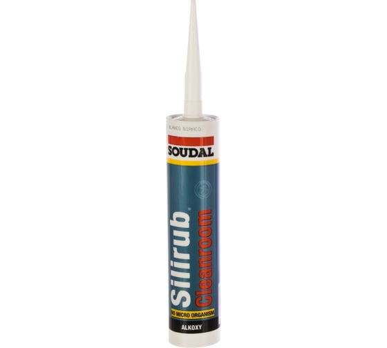 Герметик SOUDAL Силируб Клинрум белый 112346