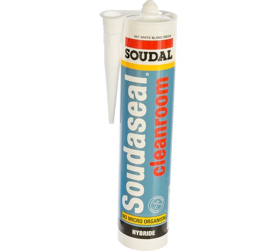 Клей-герметик SOUDAL Соудасил Клинрум белый 112302