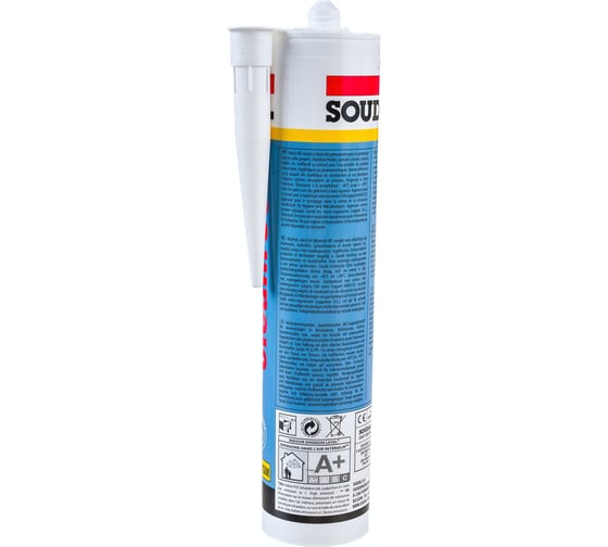 Клей-герметик SOUDAL Соудасил Клинрум белый 112302