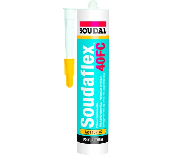 Клей-герметик SOUDAL Соудафлекс 40 ФС белый 103845 1