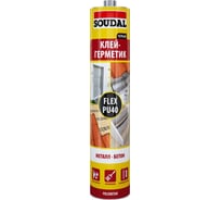 Клей-герметик Soudal FLEX PU 40 FC черный 137855
