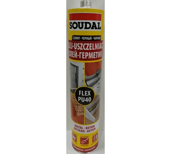 Клей-герметик Soudal FLEX PU 40 FC черный 137855