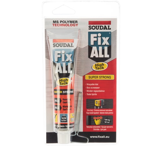 Клей-герметик SOUDAL Фикс Алл HT белый 122392