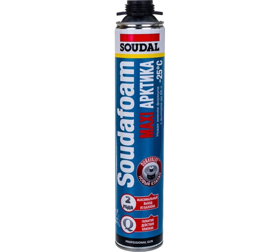 Зимняя пистолетная пена SOUDAL Соудафоам Макси 70 Арктик 121625