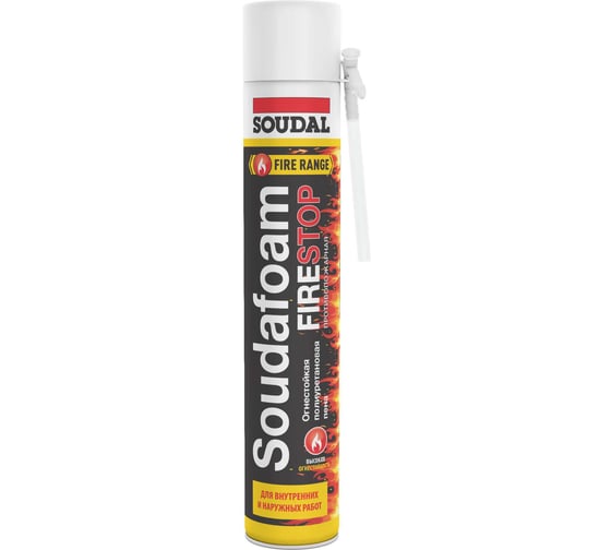 Огнестойкая ручная пена SOUDAL Соудафоам ФР 132779