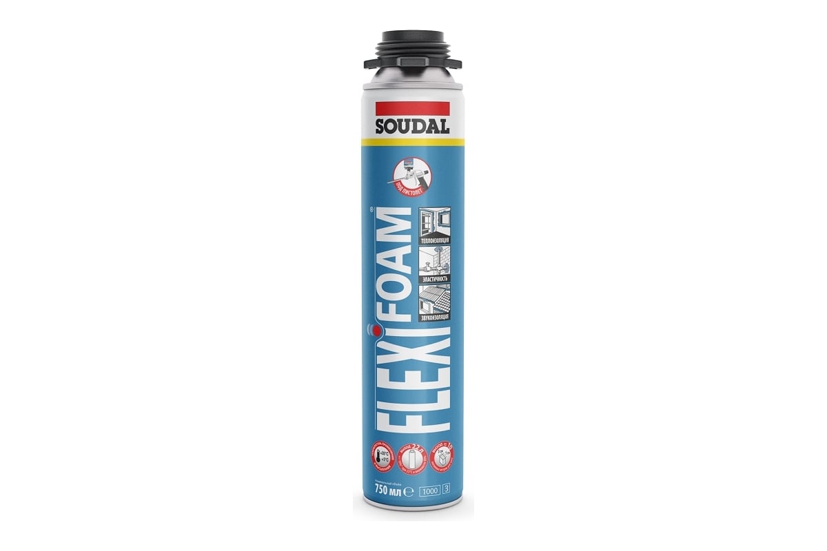 Монтажная пена soudal flexifoam 155472