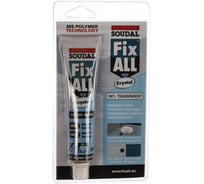 Клей-герметик SOUDAL Фикс Алл Кристал прозрачный 122393
