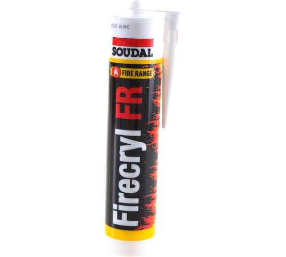 Огнестойкий акриловый герметик SOUDAL Фаеракрил FR 106329 1