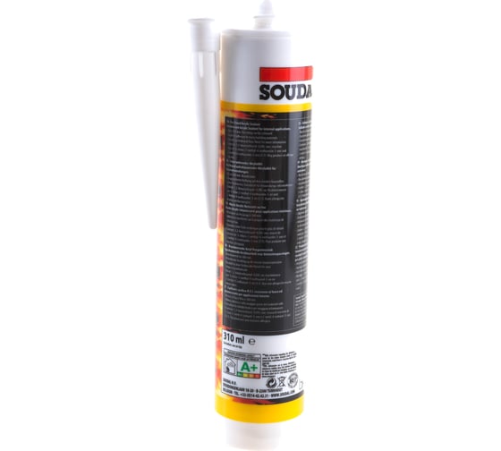 Огнестойкий акриловый герметик SOUDAL Фаеракрил FR 106329