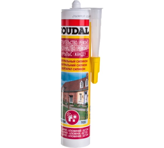 Нейтральный силикон SOUDAL бесцветный 105883