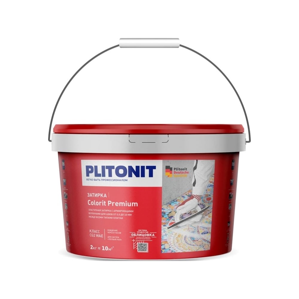 Затирка PLITONIT COLORIT Premium биоцидная, 0.5-13 мм, чёрная 22082 ...