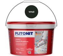 Затирка PLITONIT COLORIT Premium биоцидная, 0.5-13 мм, чёрная 22082