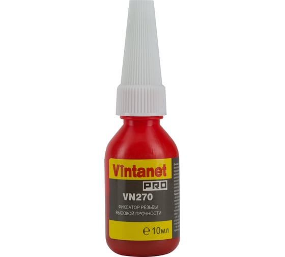 Фиксатор резьбы VINTANET VN270 высокой прочности, 10 мл VN27010