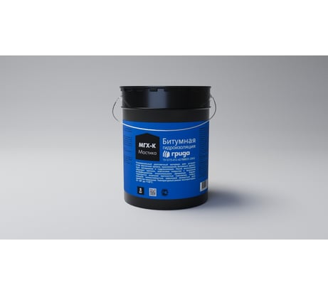 Каучуко битумная мастика ГРИДА МГХ-К 5 кг НФ-00000185