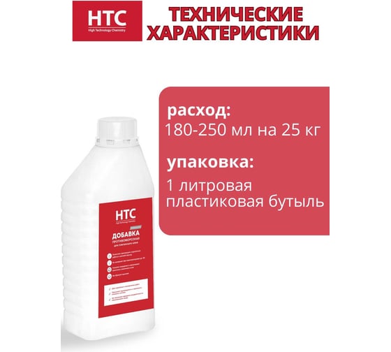 Противоморозная добавка для плиточного клея CEMMIX нтс 1 л 88677623