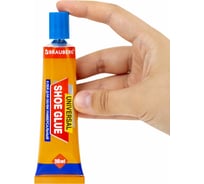 Клей BRAUBERG универсальный, обувной, водостойкий, Extra, 30 мл, прочный, блистер 608105