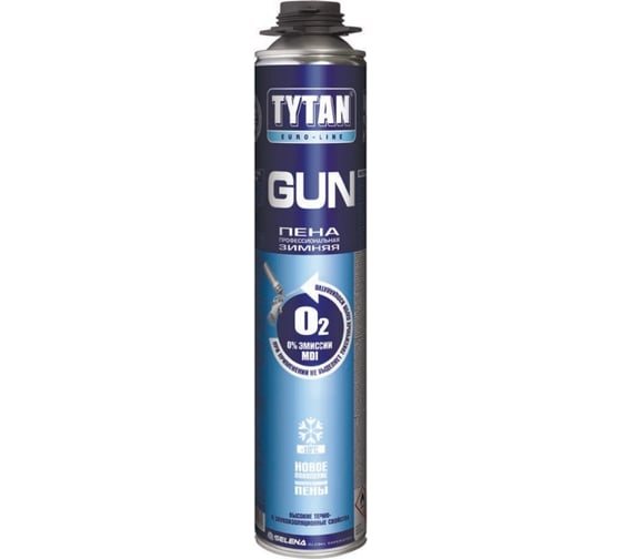 Профессиональная пена TYTAN EURO-LINE GUN 02 зимняя 750мл 58431