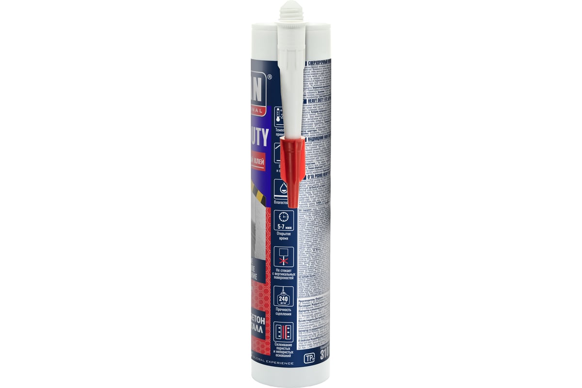 Монтажный клей TYTAN PROFESSIONAL HEAVY DUTY каучуковый 310мл 62963 ...