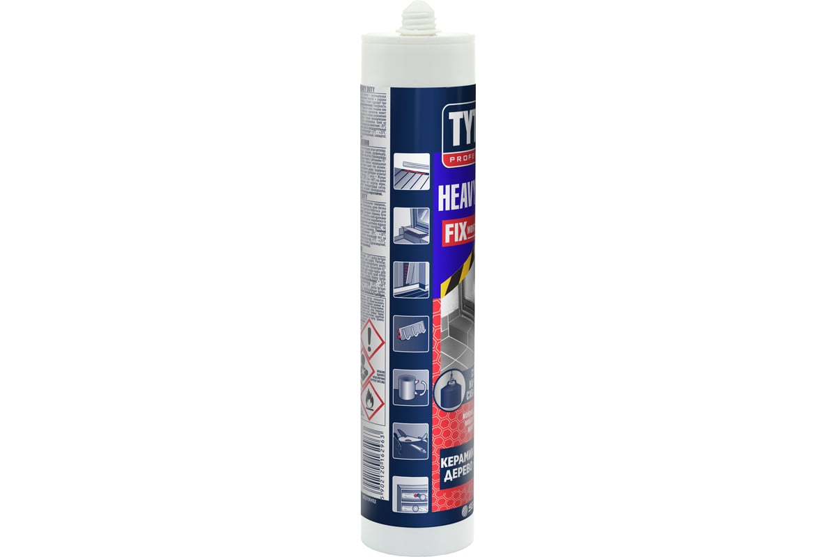 Монтажный клей TYTAN PROFESSIONAL HEAVY DUTY каучуковый 310мл 62963 ...
