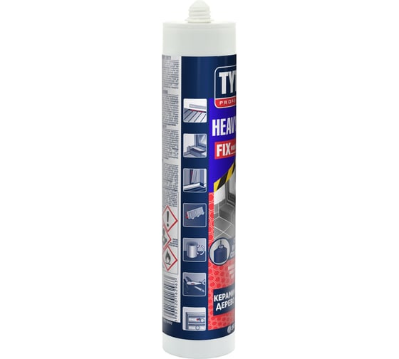 Монтажный клей TYTAN PROFESSIONAL HEAVY DUTY каучуковый 310мл 62963