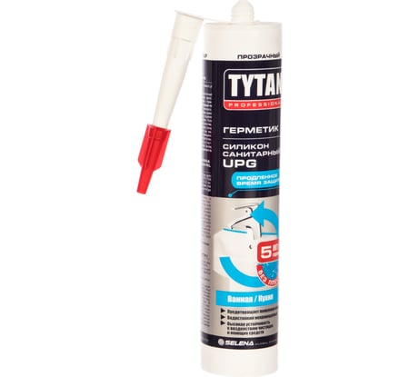 Герметик TYTAN PROFESSIONAL UPG Надёжность и Комфорт санитарный, бесцветный 310мл 26876