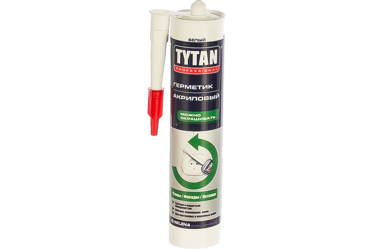 TYTAN PROFESSIONAL герметик акриловый, белый 310мл - выгодная цена .