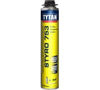Клей для наружной теплоизоляции TYTAN PROFESSIONAL Styro 753 GUN 750мл 77961