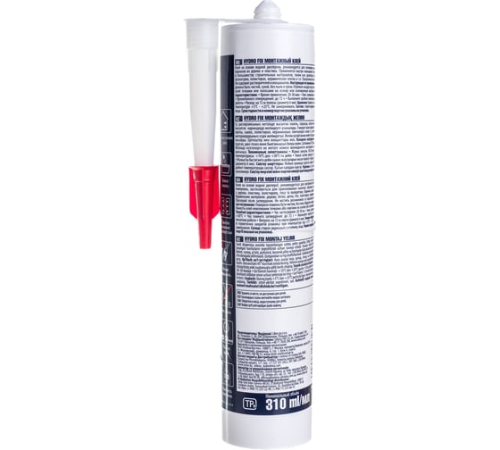 Монтажный клей Tytan PROFESSIONAL HYDROFIX акрилатный, прозрачный 310мл 96184 23889