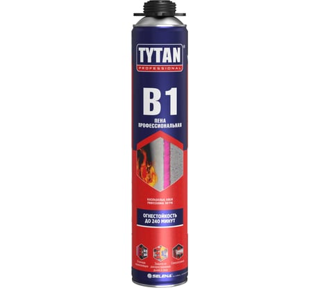 Профессиональная пена TYTAN PROFESSIONAL В1 огнеупорная 750мл 272081