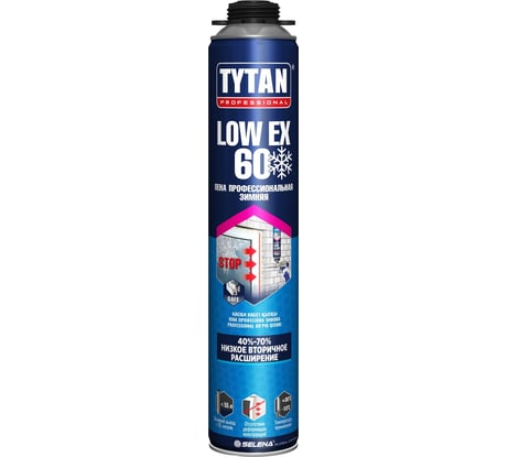 Профессиональная пена TYTAN PROFESSIONAL LOWEX 60 зимняя 750 мл 97488