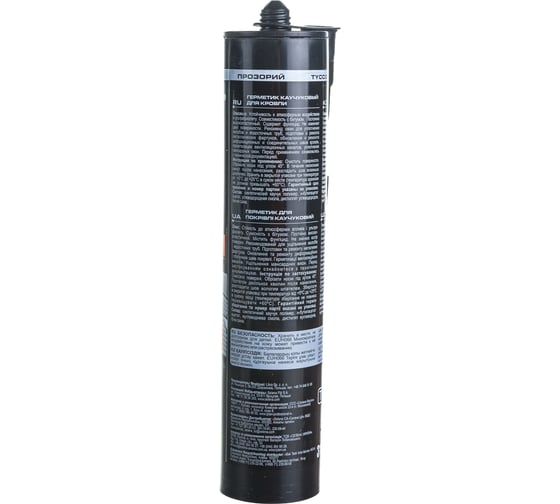 Каучуковый герметик для кровли Tytan PROFESSIONAL бесцветный 310мл 91455 43025