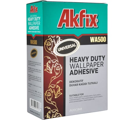 Обойный клей Akfix WA500 для тяжелых обоев, 250 гр. WA525