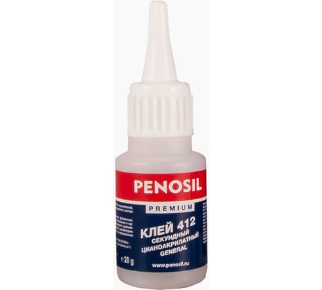 Цианоакрилатный клей Penosil Premium 412 флакончик 20 гр. KL-SEC412-20
