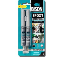 Клей BISON EPOXY METAL CRD 24ML 6307222